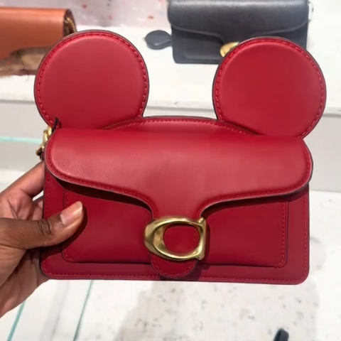 Cartoon Ear - Shaped Metal Buckle Crossbody Bag