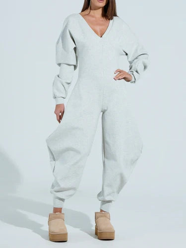 COMFY COZY SWEATSHIRT JUMPSUIT