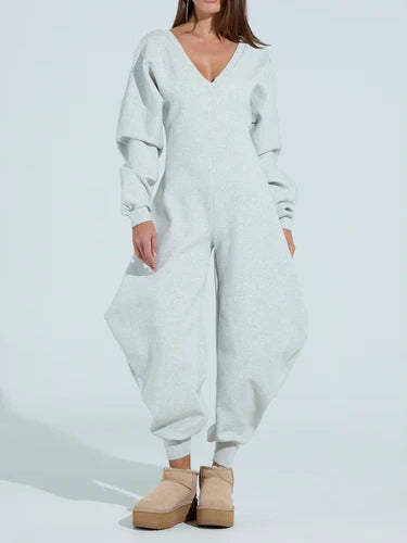 COMFY COZY SWEATSHIRT JUMPSUIT
