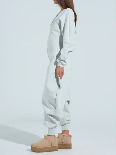 COMFY COZY SWEATSHIRT JUMPSUIT