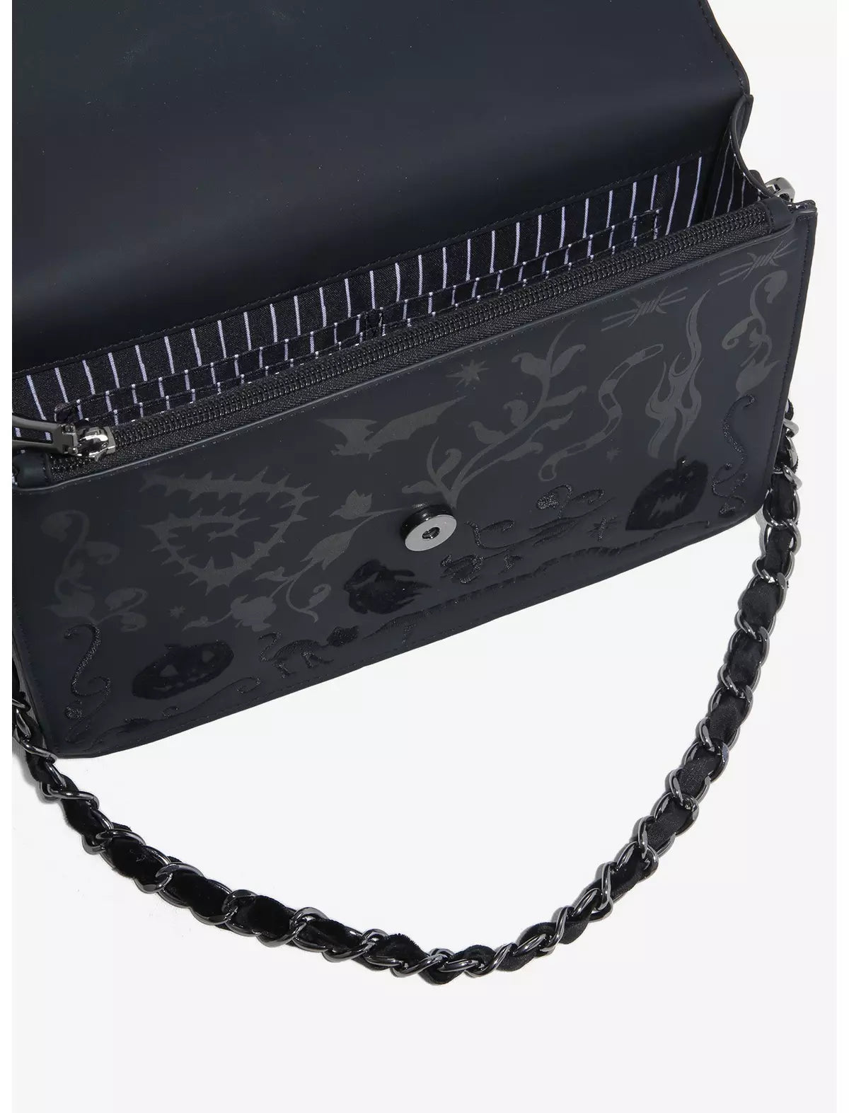 The Nightmare Before Christmas Halloween Town Tonal Icons Crossbody Bag