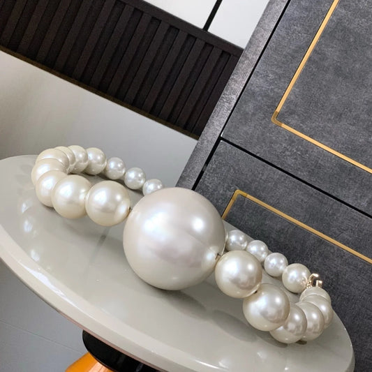 Oversized Pearl Statement Bag