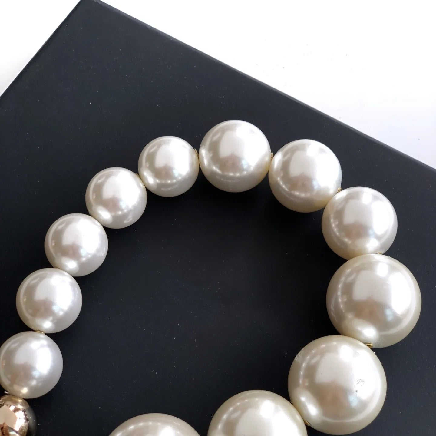 Oversized Pearl Statement Bag