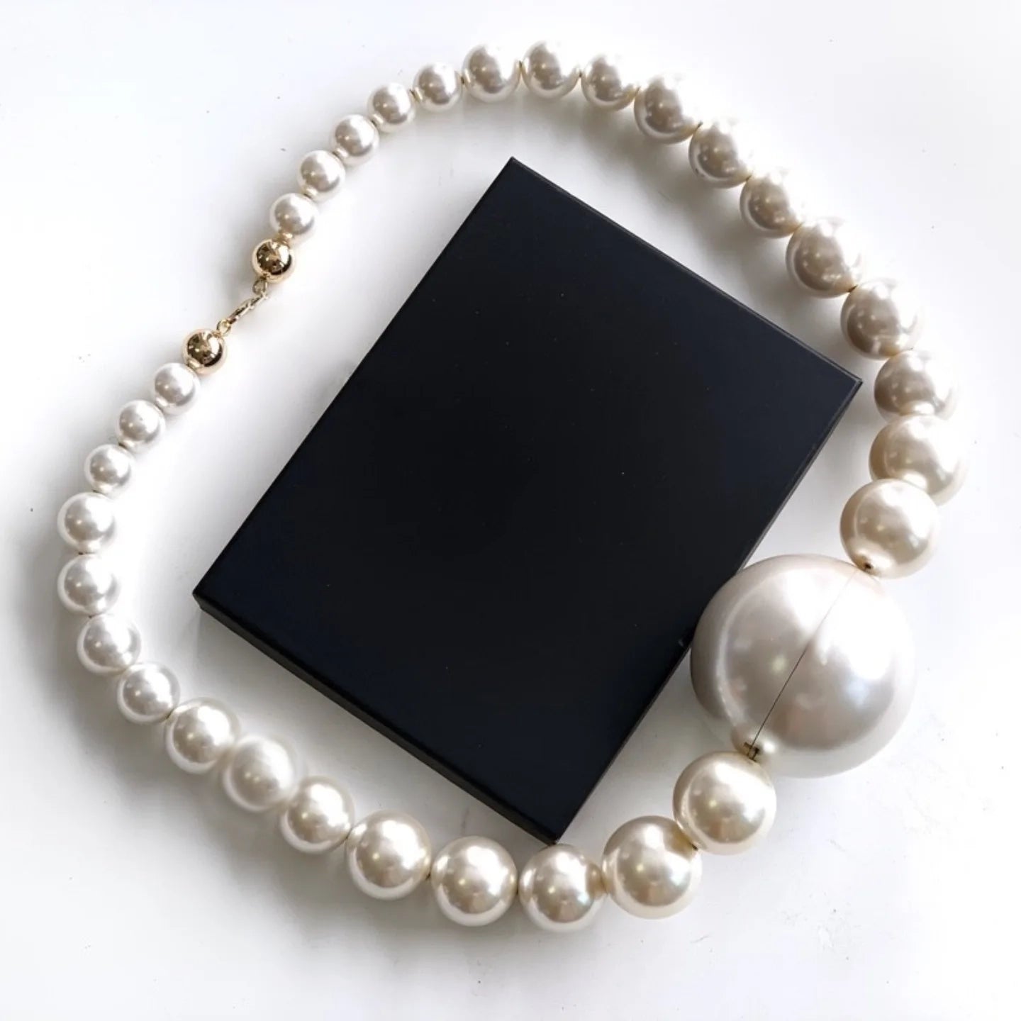 Oversized Pearl Statement Bag