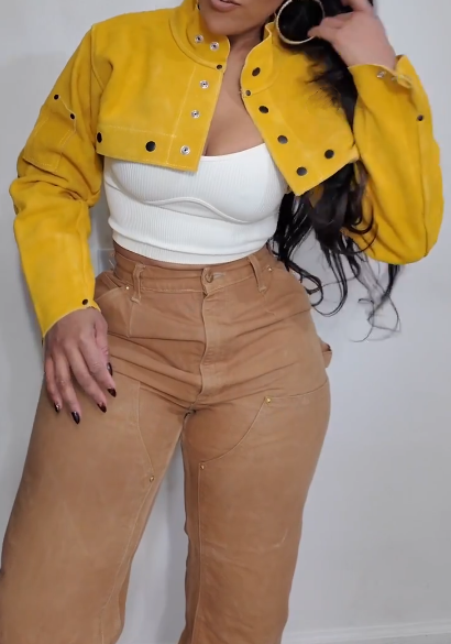 Fab Suede Workoutfit Jacket