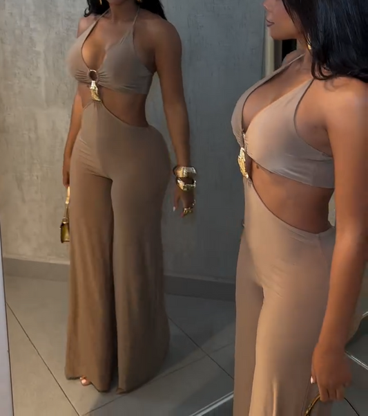 Sexy Slim Straight Jumpsuit