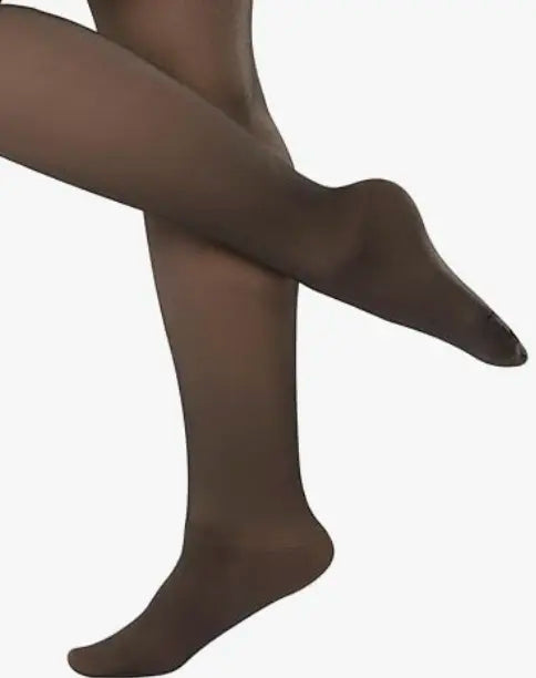 MAGIC FLEECE LINED LEGGINGS • CLOSED FOOT - Fleece Tights Available in Plus Size and Light to Brown Fur