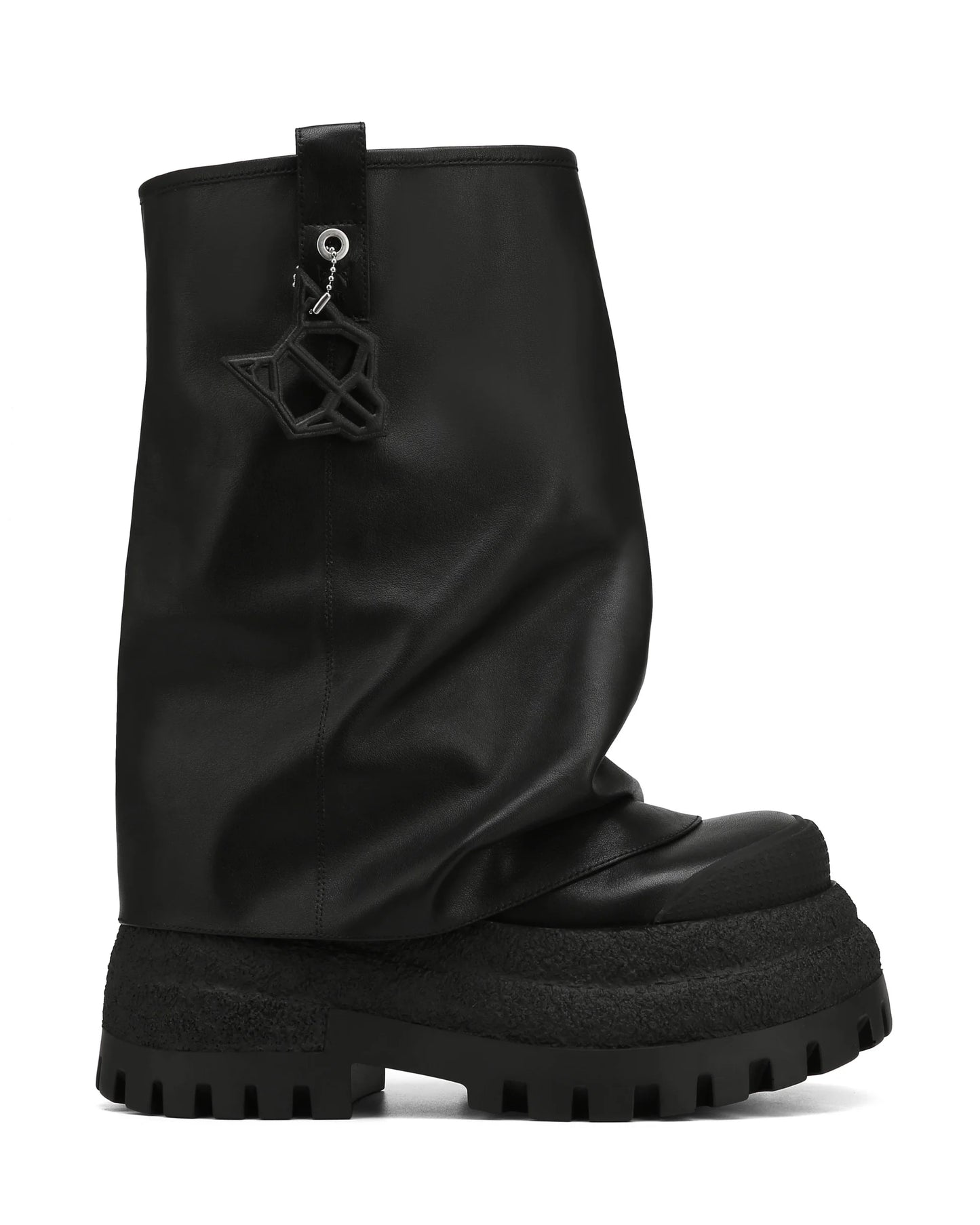 Suede Chunky Platform Boots – Edgy Statement Footwear with Unique Charm