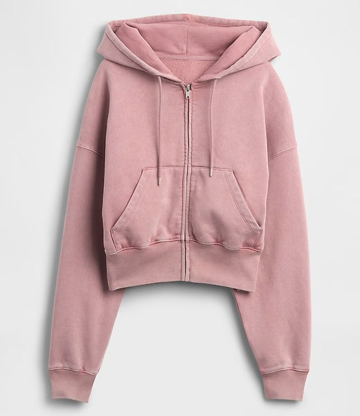 Casual sports outfit: Full-zip Wedge Hoodie and Baggy Sweatpants