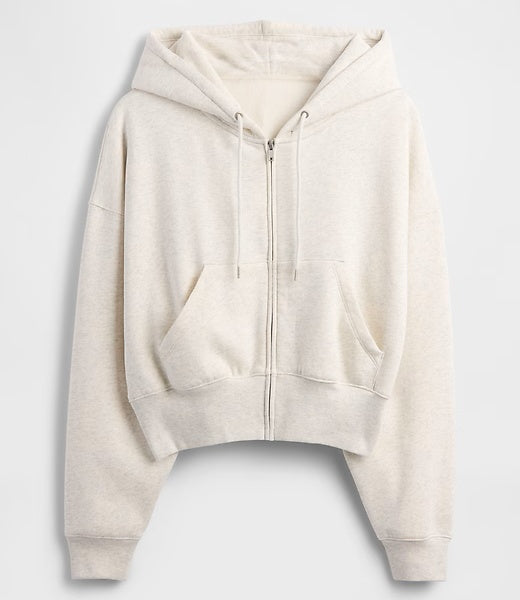 Casual sports outfit: Full-zip Wedge Hoodie and Baggy Sweatpants