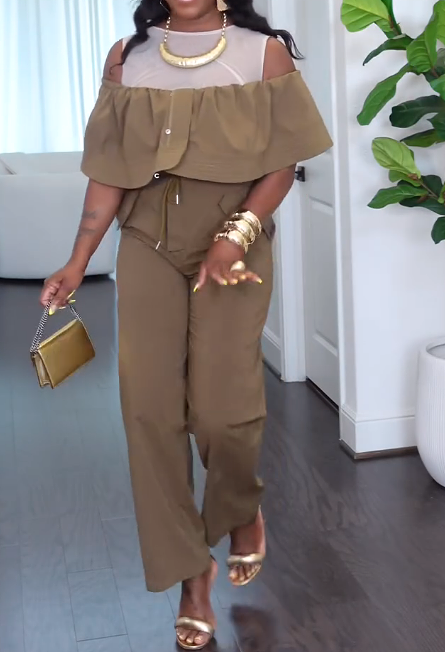 Chill Cap Shoulder Jumpsuit