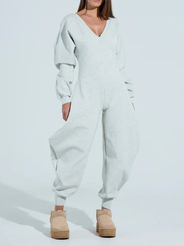 COMFY COZY SWEATSHIRT JUMPSUIT