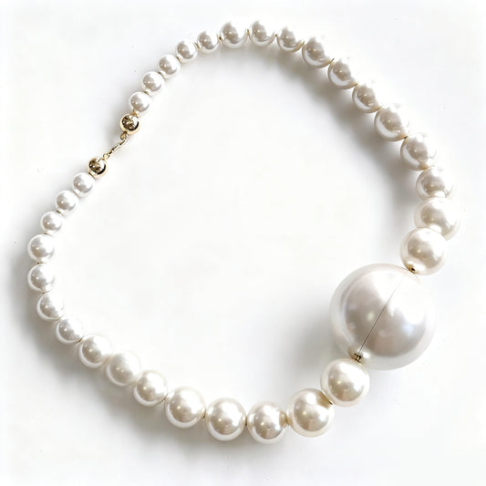 Oversized Pearl Statement Bag