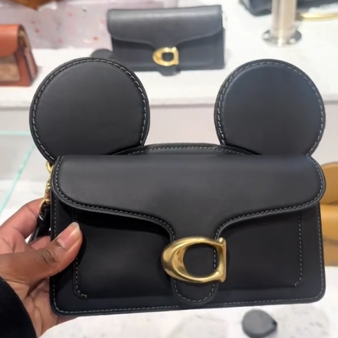 Cartoon Ear - Shaped Metal Buckle Crossbody Bag