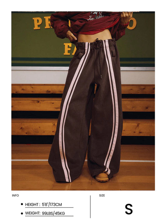 Super Baggy Barrel Sweatpants Wide Leg Pants for Women Men Casual Elastic Waist Unisex Lantern Trouser Pants