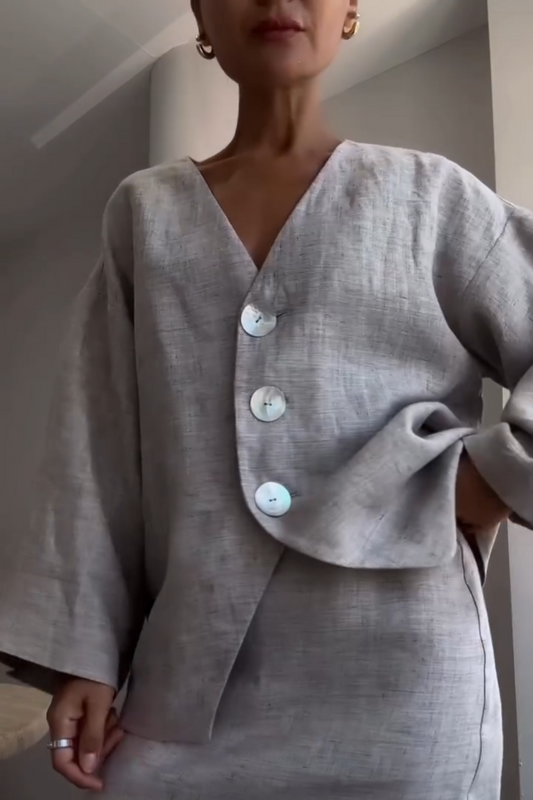 Kimono Jacket / 100% Linen