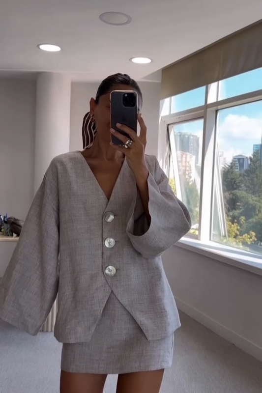 Kimono Jacket / 100% Linen
