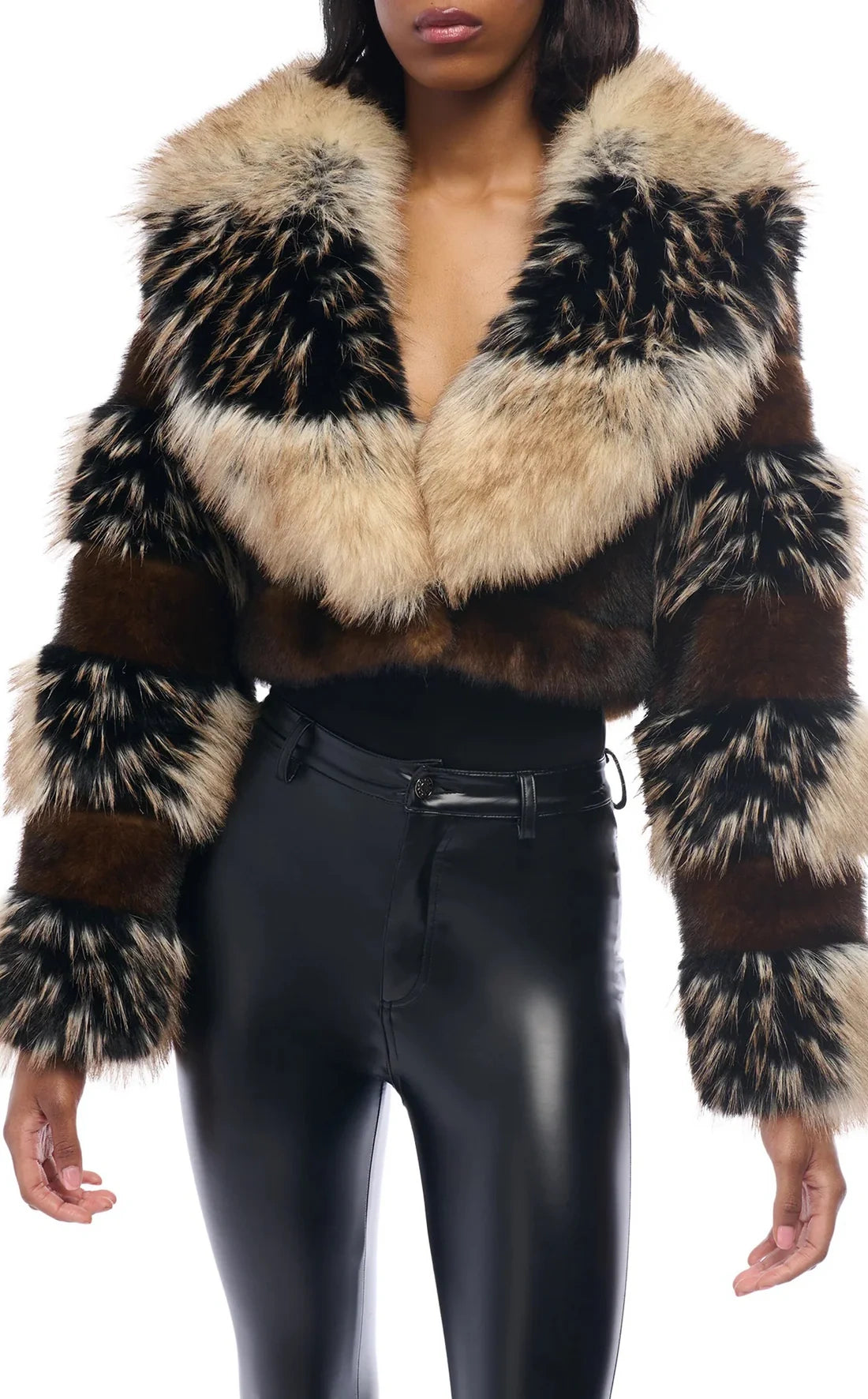 PORTIA-FUR FAUX FUR JACKET